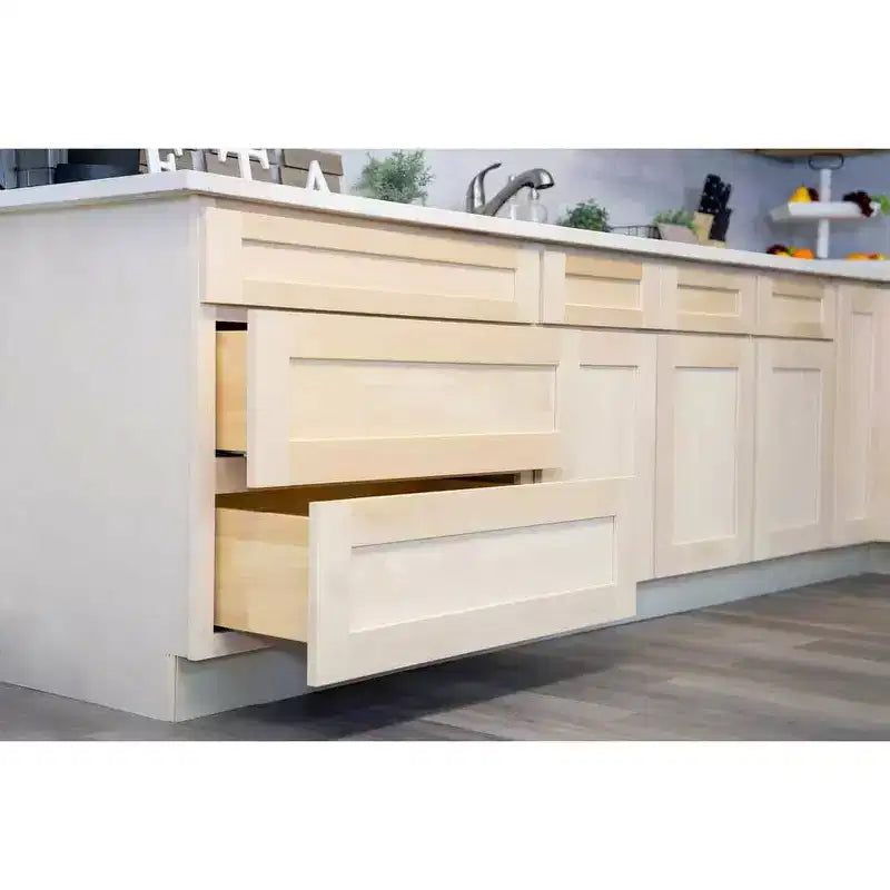 Meuble de cuisine bas CASAINC de 30,5 cm L x 87,6 cm H x 61 cm P avec 1 tiroir à fermeture douce, cadre en contreplaqué, façade à recouvrement total