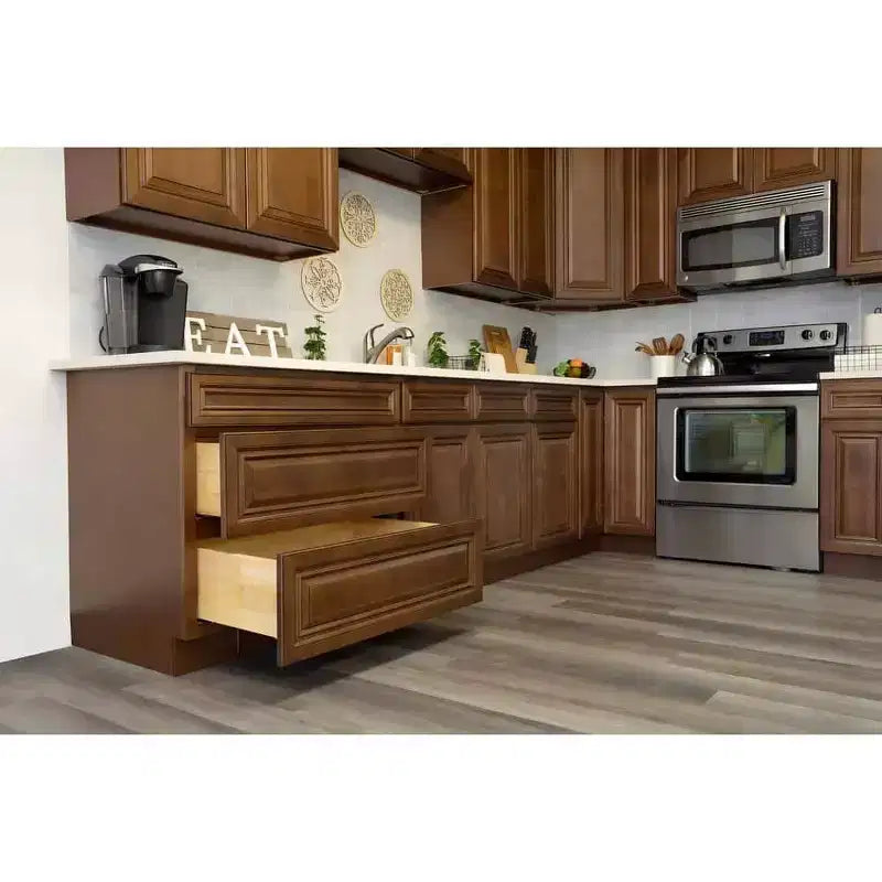 Meuble de cuisine bas CASAINC de 30,5 cm L x 87,6 cm H x 61 cm P avec 1 tiroir à fermeture douce, cadre en contreplaqué, façade à recouvrement total