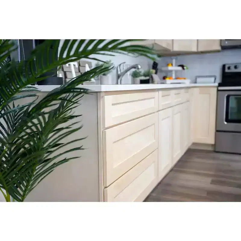 Meuble de cuisine bas CASAINC de 30,5 cm L x 87,6 cm H x 61 cm P avec 1 tiroir à fermeture douce, cadre en contreplaqué, façade à recouvrement total