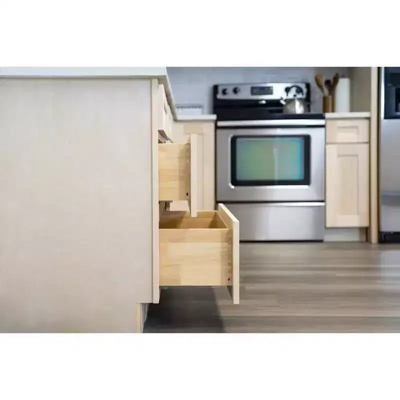 Meuble de cuisine bas CASAINC de 30,5 cm L x 87,6 cm H x 61 cm P avec 1 tiroir à fermeture douce, cadre en contreplaqué, façade à recouvrement total