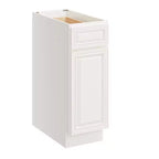 Meuble de cuisine bas CASAINC de 30,5 cm L x 87,6 cm H x 61 cm P avec 1 tiroir à fermeture douce, cadre en contreplaqué, façade à recouvrement total