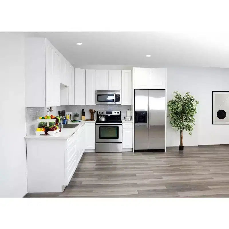 Meuble de cuisine bas CASAINC de 30,5 cm L x 87,6 cm H x 61 cm P avec 1 tiroir à fermeture douce, cadre en contreplaqué, façade à recouvrement total