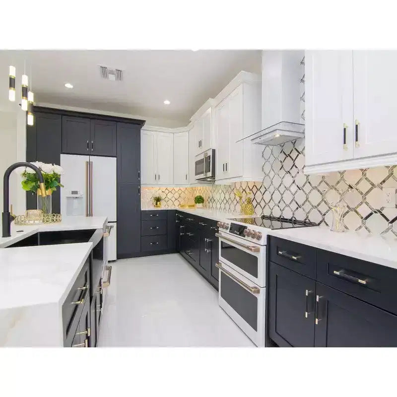 Meuble de cuisine bas CASAINC de 30,5 cm L x 87,6 cm H x 61 cm P avec 1 tiroir à fermeture douce, cadre en contreplaqué, façade à recouvrement total