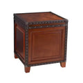 Amherst Trunk End Table with Storage - Brown - SEI