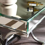 Table d'appoint miroir Ava - Argent - SEI