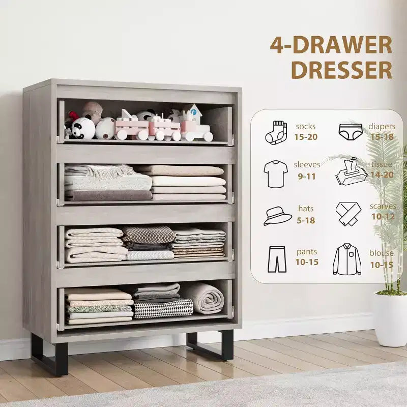 Commode à 6 tiroirs pour chambre, commode de 120 cm de large, meuble de rangement vertical autoportant avec rangement, commode de rangement en bois pour salon, couloir