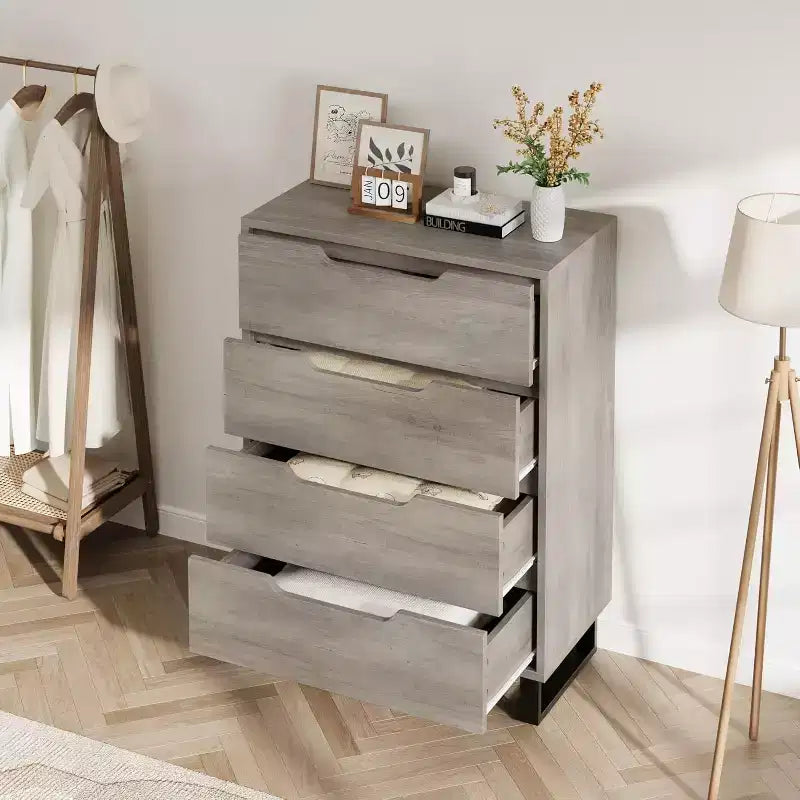 Commode à 6 tiroirs pour chambre, commode de 120 cm de large, meuble de rangement vertical autoportant avec rangement, commode de rangement en bois pour salon, couloir