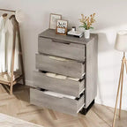 Commode à 6 tiroirs pour chambre, commode de 120 cm de large, meuble de rangement vertical autoportant avec rangement, commode de rangement en bois pour salon, couloir
