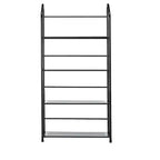 HomeRoots 49 Black Metal Four Tier Bookcase