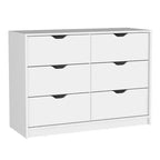Commode de chambre moderne Okak à 4 tiroirs avec plateau supérieur et tiroirs spacieux, meuble de rangement pour chambre à coucher, entrée, commode en bois