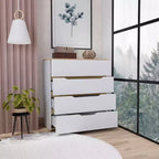 Okak Modern 4-Drawer Bedroom Dressers with Superior Top Spacious Drawers,Chest of Drawers for Bedroom,Entryway,Wooden Dresser Chest