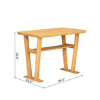 Ensemble de salle à manger 6 pièces pour 6 personnes, ensemble de salle à manger de style ferme, ensemble de table de coin repas peu encombrant pour cuisine et salle à manger, naturel + blanc - ModernLuxe