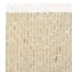 Table d'appoint carrée Scarlett - ACC1809A - Naturel/Argent - Safavieh