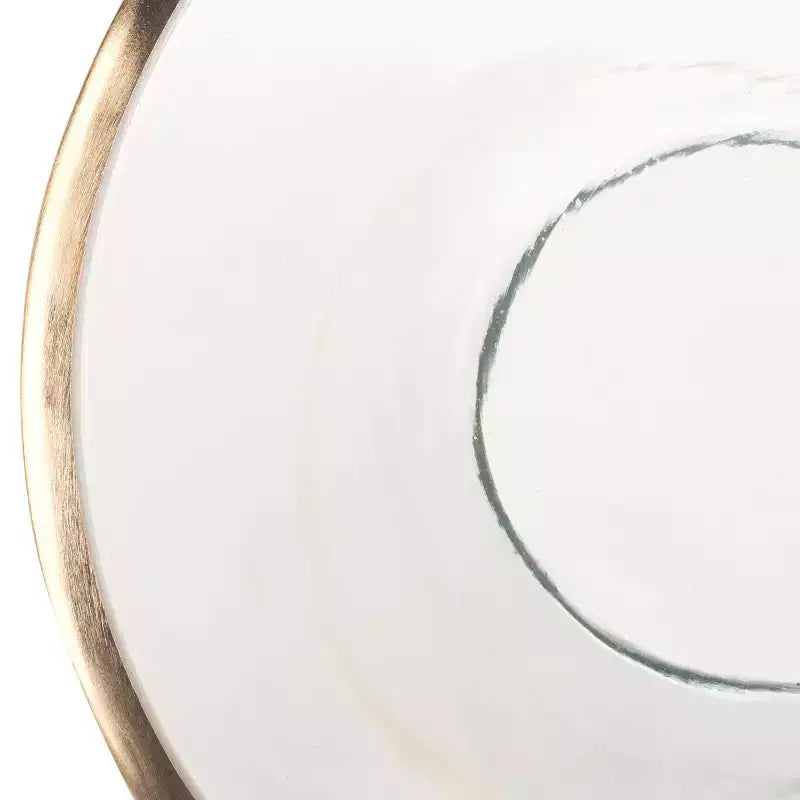 Table d'appoint ronde Szabo - FOX5533A - Or/Transparent - Safavieh Couture