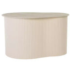 Table d'appoint en céramique MTP Large - ACC2909A - Céramique beige/beige - Safavieh