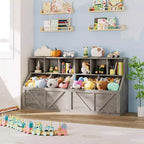 Étagère et rangement de jouets GustoWave pour enfants, Organisateur de rangement de jouets pour enfants, Meuble de rangement de jouets pour tout-petits pour salle de jeux, chambre, crèche