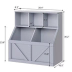 Étagère et rangement de jouets GustoWave pour enfants, Organisateur de rangement de jouets pour enfants, Meuble de rangement de jouets pour tout-petits pour salle de jeux, chambre, crèche