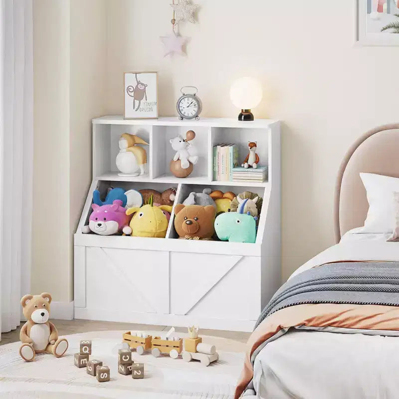 Étagère et rangement de jouets GustoWave pour enfants, Organisateur de rangement de jouets pour enfants, Meuble de rangement de jouets pour tout-petits pour salle de jeux, chambre, crèche