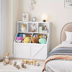 Étagère et rangement de jouets GustoWave pour enfants, Organisateur de rangement de jouets pour enfants, Meuble de rangement de jouets pour tout-petits pour salle de jeux, chambre, crèche
