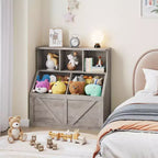 Étagère et rangement de jouets GustoWave pour enfants, Organisateur de rangement de jouets pour enfants, Meuble de rangement de jouets pour tout-petits pour salle de jeux, chambre, crèche