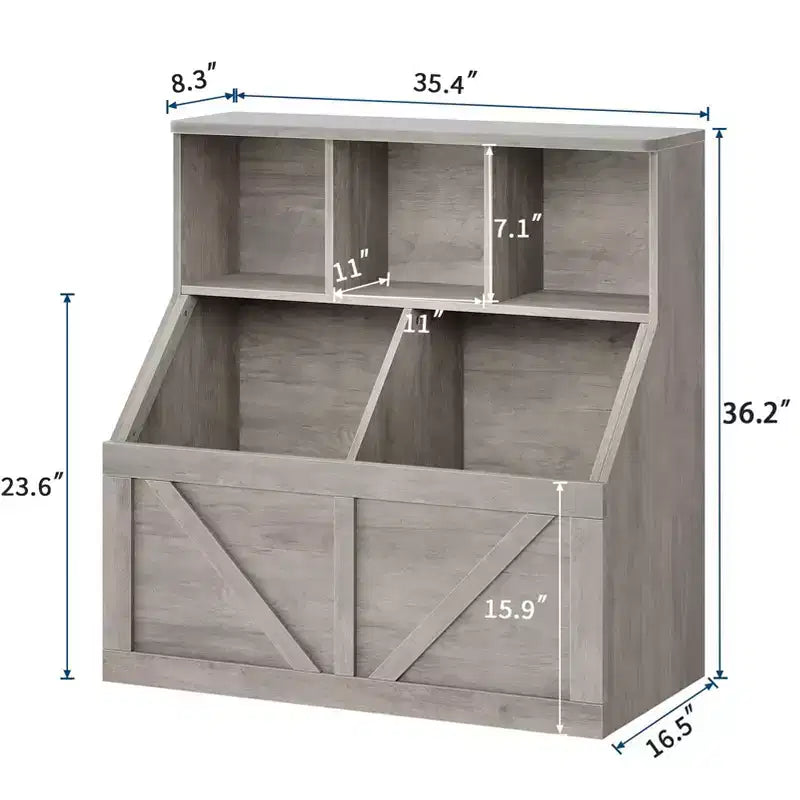 Étagère et rangement de jouets GustoWave pour enfants, Organisateur de rangement de jouets pour enfants, Meuble de rangement de jouets pour tout-petits pour salle de jeux, chambre, crèche