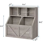 Étagère et rangement de jouets GustoWave pour enfants, Organisateur de rangement de jouets pour enfants, Meuble de rangement de jouets pour tout-petits pour salle de jeux, chambre, crèche