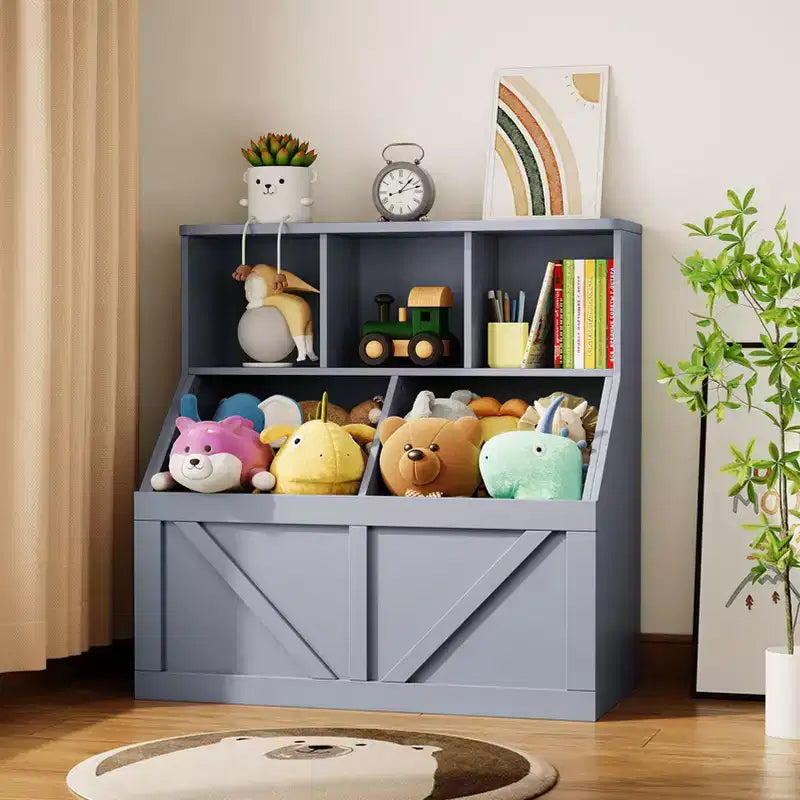 Étagère et rangement de jouets GustoWave pour enfants, Organisateur de rangement de jouets pour enfants, Meuble de rangement de jouets pour tout-petits pour salle de jeux, chambre, crèche