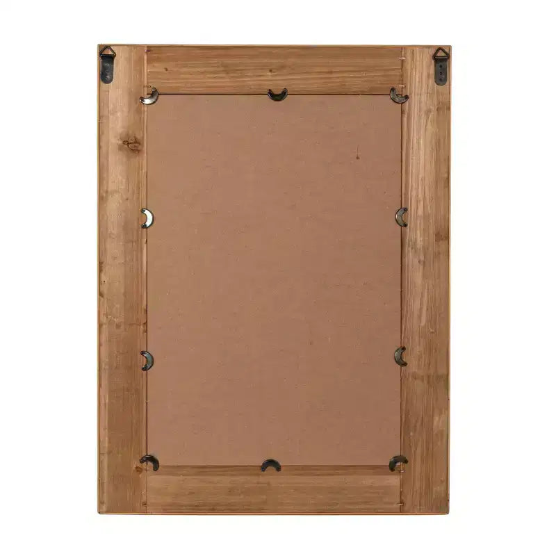 Miroir Mural Encadré en Rotin Naturel Storied Home