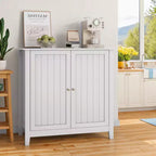 Meuble de rangement autoportant GDFStudio Lux Mid-Century Modern 80 cm à deux portes