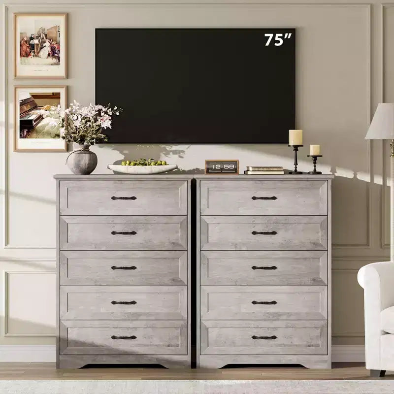 Commode moderne à 6 tiroirs, organisateur de placards et de rangement pour vêtements, commode moderne