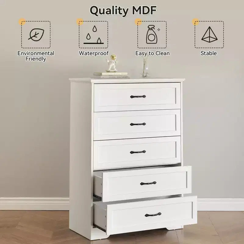 Commode moderne à 6 tiroirs, organisateur de placards et de rangement pour vêtements, commode moderne