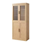PexFix Meuble de Rangement sur Pied en Bois pour Cuisine avec Étagères et Portes Grande Capacité