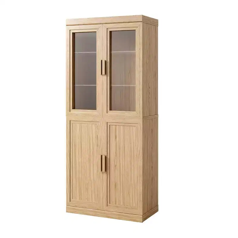 PexFix Meuble de Rangement sur Pied en Bois pour Cuisine avec Étagères et Portes Grande Capacité