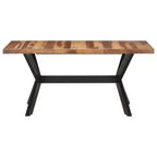 vidaXL Dining Table Honey Solid Acacia wood 55.1 x 27.6 x 29.5 in - 63 x 31.5 x 29.5