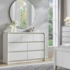 Commode verticale moderne Mastgoal à 6 tiroirs - Meuble de rangement en bois de 119 cm avec assemblage, commode pour chambre et salon