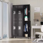 Casier métallique pour employés 6 portes, armoire de rangement pour bureau et industrie, convient pour la maison, le bureau, la salle de sport, l'école