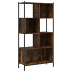 vidaXL Bibliothèque étagère pour bureau salon bois d'ingénierie – Chêne fumé