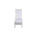 Meridian Furniture, Chaises de salle à manger Porsha en cuir végétalien, ensemble de 2