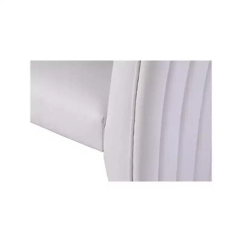 Meridian Furniture, Chaises de salle à manger Porsha en cuir végétalien, ensemble de 2