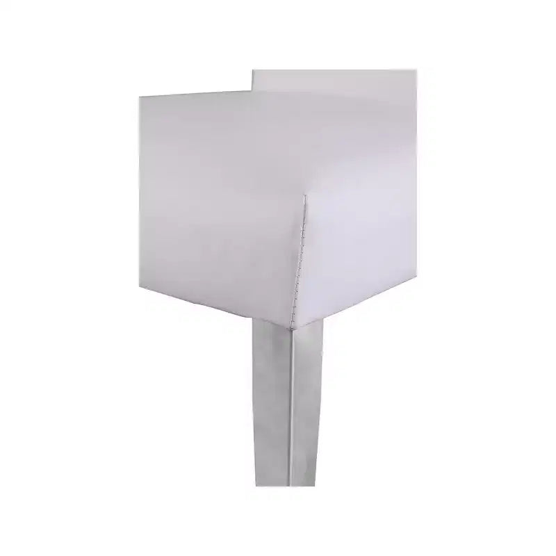 Meridian Furniture, Chaises de salle à manger Porsha en cuir végétalien, ensemble de 2