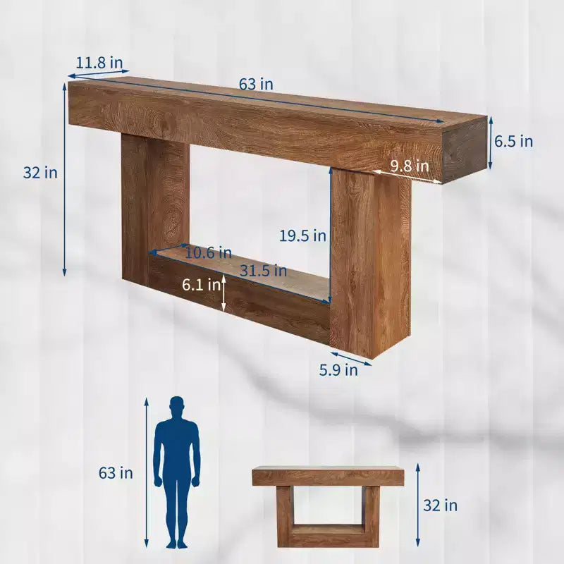 Table console - Table console moderne, Meuble de salon, Petite table console, Table console en bois, Meuble table console