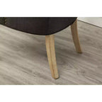 Lot de 2 chaises de salle à manger Okak Wingback, en bois massif, boutonnées et capitonnées avec garniture cloutée, chaises d'appoint pour salle à manger formelle