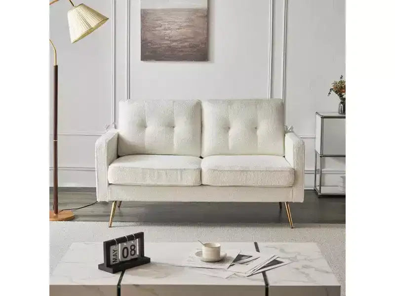 Karl Home | Canapé deux places à accoudoirs carrés de 53,5 pouces