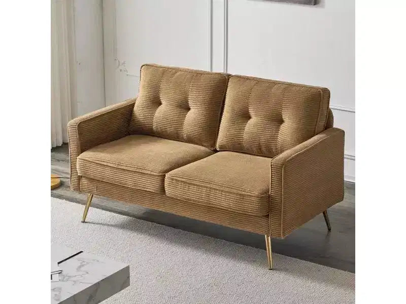 Karl Home | Canapé deux places à accoudoirs carrés de 53,5 pouces