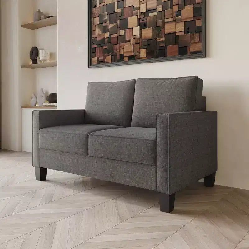 Causeuse à accoudoirs carrés Marcia Home Design