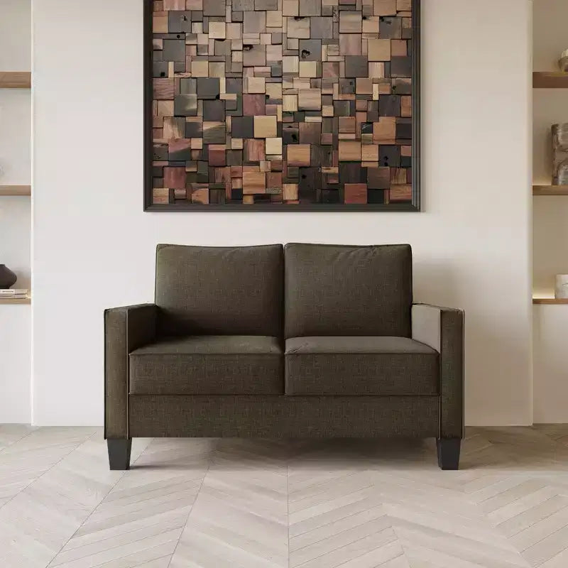 Causeuse à accoudoirs carrés Marcia Home Design