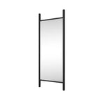 Miroir PexFix de 24 po L x 63 po H de style échelle avec cadre en bois massif brun