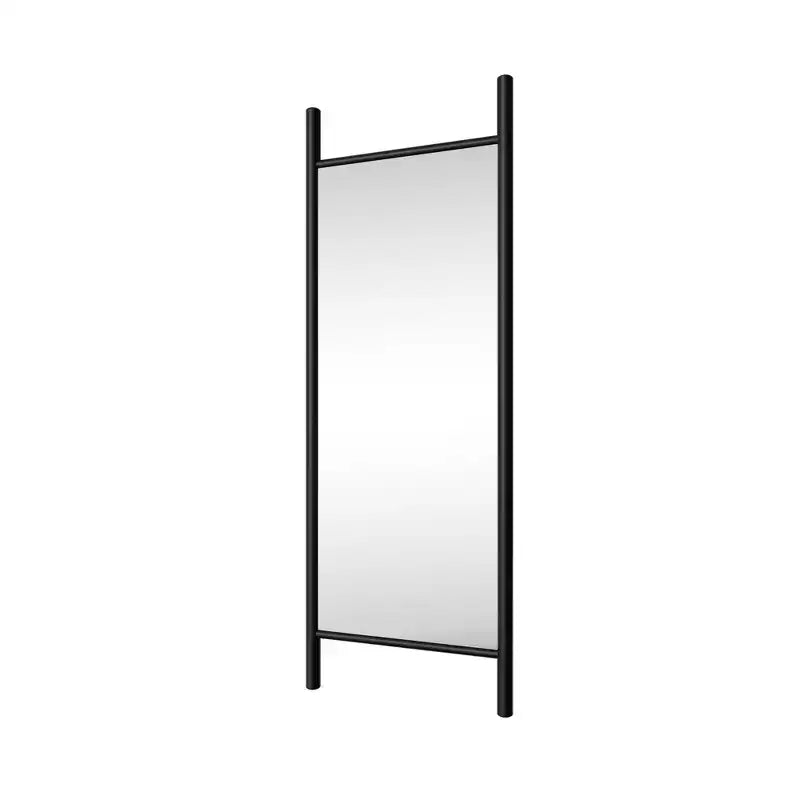 Miroir PexFix de 24 po L x 63 po H de style échelle avec cadre en bois massif brun