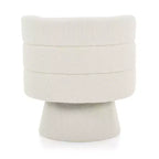 Christopher Knight Home Valhein Fauteuil contemporain pivotant à 360° rembourré en tissu bouclé