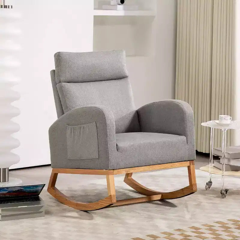 Fauteuil à bascule de puériculture Acekool avec rangement